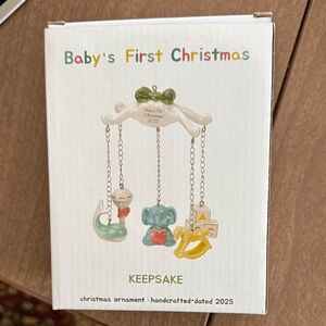 Baby's First Christmas Keepsake Ornament